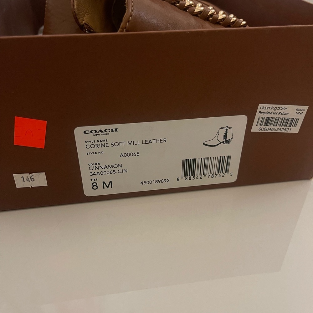 Coach tan boots - Picture 6 of 6